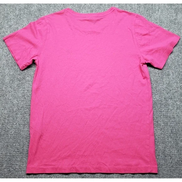 Ralph Lauren Sport T Shirt Womens Large Pink Short Sleeve Casual Top Cotton - Picture 4 of 9